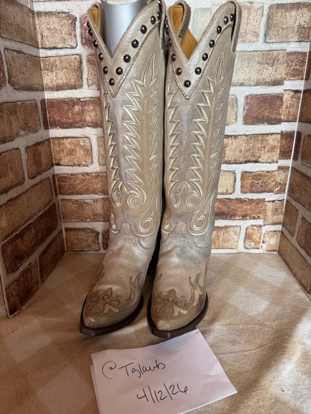 Old Gringo Heavier 17 inch boots 8.5